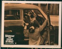 2463 STAKEOUT ON DOPE STREET lobby card #4 '58 drugs, cool image!