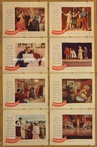 3825 STARLIFT 8 lobby cards '51 Gary Cooper, James Cagney