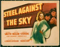 1331 STEEL AGAINST THE SKY title lobby card '41 sexy Alexis Smith!