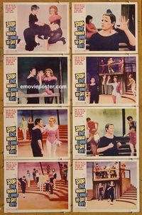 3828 STOP THE WORLD I WANT TO GET OFF 8 lobby cards '66 musical!