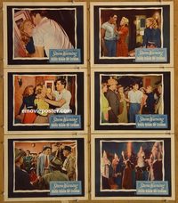 4014 STORM WARNING 6 lobby cards '51 Ginger Rogers, Ronald Reagan