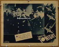 2226 TARGET FOR TONIGHT lobby card '41 young RAF pilots!