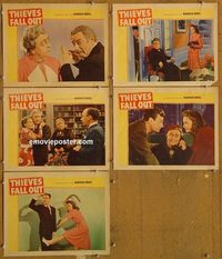 4125 THIEVES FALL OUT 5 lobby cards '41 Eddie Albert, Joan Leslie