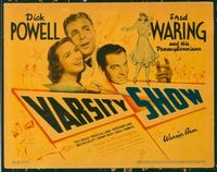 1368 VARSITY SHOW title lobby card '37 Dick Powell, Fred Waring