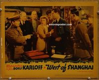2235 WEST OF SHANGHAI lobby card '37 Asian Boris Karloff!