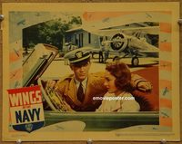 2239 WINGS OF THE NAVY lobby card '39 Olivia de Havilland, Payne