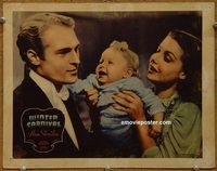 2483 WINTER CARNIVAL lobby card '39 Ann Sheridan & cute baby!