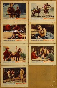 3917 YELLOWSTONE KELLY 7 lobby cards '59 Clint Walker, Byrnes