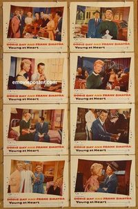 3874 YOUNG AT HEART 8 lobby cards '55 Doris Day, Frank Sinatra