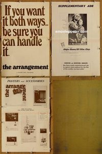 5006 ARRANGEMENT movie pressbook '69 Kirk Douglas, Faye Dunaway
