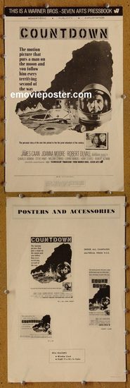 5030 COUNTDOWN movie pressbook '68 Robert Altman, James Caan