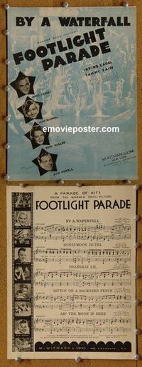 2634 FOOTLIGHT PARADE #1 movie sheet music '33 Cagney, Blondell