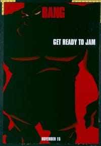4944 SPACE JAM DS Bang teaser one-sheet movie poster '96 Michael Jordan