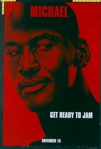 4948 SPACE JAM DS Michael teaser one-sheet movie poster '96 Michael Jordan