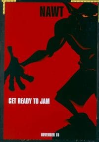 4949 SPACE JAM DS Nawt teaser one-sheet movie poster '96 Michael Jordan