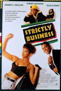 4959 STRICTLY BUSINESS one-sheet movie poster '91 early Halle Berry