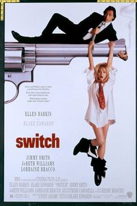 4966 SWITCH one-sheet movie poster '91 Ellen Barkin, Jimmy Smits