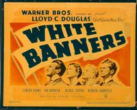 1377 WHITE BANNERS title lobby card '38 Claude Rains, Fay Bainter
