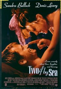 4978 TWO IF BY SEA DS one-sheet movie poster '96 Sandra Bullock