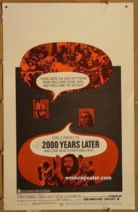 3101 2000 YEARS LATER window card '69 historical comedy!