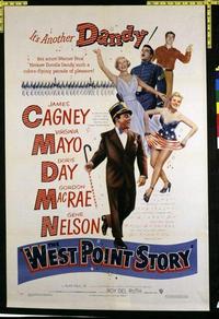 1940 WEST POINT STORY one-sheet movie poster '50 James Cagney, Mayo, Day
