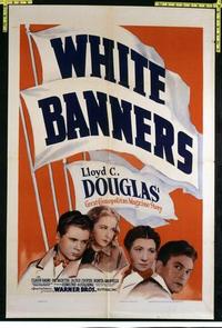 1943 WHITE BANNERS one-sheet movie poster '38 Claude Rains, Fay Bainter