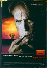 4985 WHITE HUNTER, BLACK HEART DS one-sheet movie poster '90 Clint Eastwood