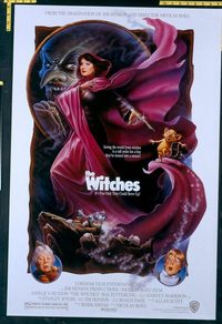 4991 WITCHES one-sheet movie poster '90 Nicolas Roeg