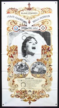 792FF DARLING LILI three-sheet '70 Julie Andrews, Rock Hudson, Blake Edwards, William Peter Blatty
