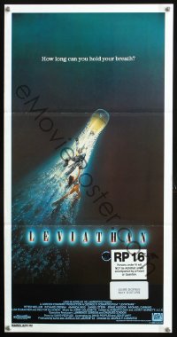 1154FF LEVIATHAN Aust daybill '89 deep ocean monster sci-fi, how long can you hold your breath?