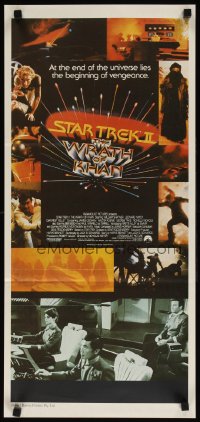 1334FF STAR TREK II Aust daybill '82 The Wrath of Khan, Leonard Nimoy, William Shatner
