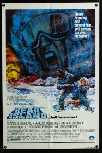 0671FF BEAR ISLAND 1sh '81 art of Donald Sutherland & Vanessa Redgrave by Graves, Alistair MacLean