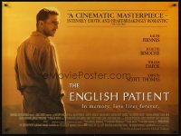 2487UF ENGLISH PATIENT British quad '96 Ralph Fiennes, Best Picture winner, by Anthony Minghella!