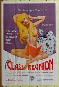 510FF CLASS REUNION one-sheet '72 Ed Wood sexploitation!