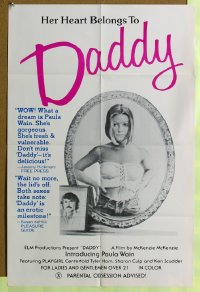 098FF DADDY one-sheet movie poster '78 sexploitation!