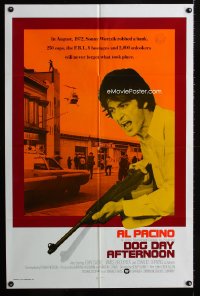 0689FF DOG DAY AFTERNOON int'l 1sh '75 different image of Al Pacino, Sidney Lumet robbery classic!