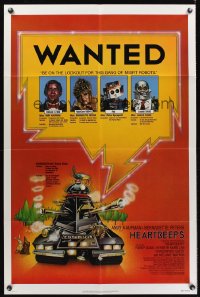 0944FF HEARTBEEPS 1sh '81 Andy Kaufman, Bernadette Peters, really wacky robots!