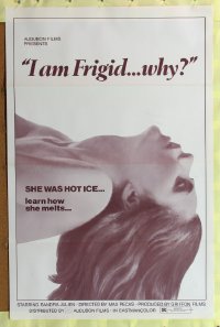207TF I AM FRIGID… WHY? One-sheet '72 French sex!