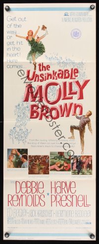 1111FF UNSINKABLE MOLLY BROWN insert '64 Debbie Reynolds, get out of the way or hit in the heart!