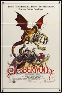 1427TF JABBERWOCKY 1sh '77 Terry Gilliam, Monty Python, great wacky fantasy art!