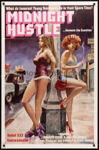 1223FF MIDNIGHT HUSTLE 1sh '78 great sexy artwork of innocent young teens as hookers!