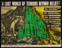 1358 MIGHTY JUNGLE pressbook '64 a lost world of terrors beyond belief, cool artwork!