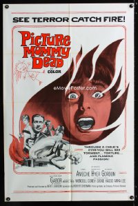 0745FF PICTURE MOMMY DEAD 1sh '66 see terror catch fire through a child's eyes!