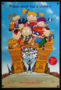 0756UF RUGRATS IN PARIS DS advance 1sh '00 great cartoon art of Nickelodeon kids in France!