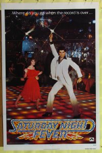 #4973 SATURDAY NIGHT FEVER 1sh '77 Travolta 