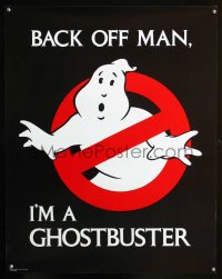 1119UF GHOSTBUSTERS 22x28 special poster '84 Ivan Reitman, back off man, I'm a Ghostbuster!
