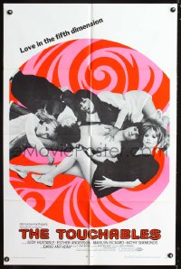 1057FF TOUCHABLES 1sh '68 psychedelic love in the fifth dimension!