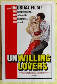 441TF UNWILLING LOVERS one-sheet '77 sexy Jody Maxwell!