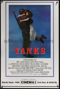 0467UF YANKS special advance 1sh '79 Richard Gere, Vanessa Redgrave, Schlesinger WWII Home Front!