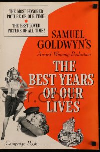 2599 BEST YEARS OF OUR LIVES pressbook R54 Dana Andrews, Teresa Wright, sexy Virginia Mayo!